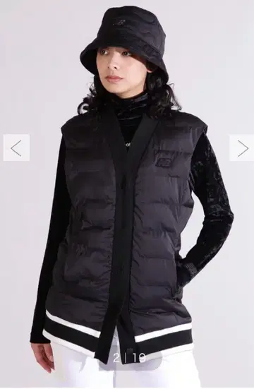 뉴발란스 골프 충전솜 롱 베스트 블랙 L