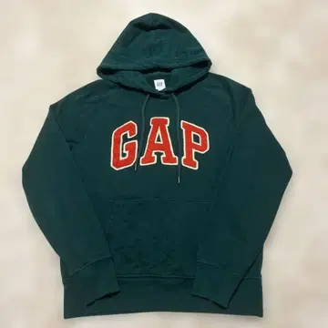 GAP 다크 그린 후드 부착 후드티