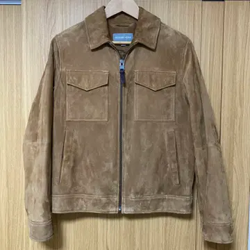 [ 새상품급 레어 ] MICHAEL KORS 베이지 스웨이드 자켓