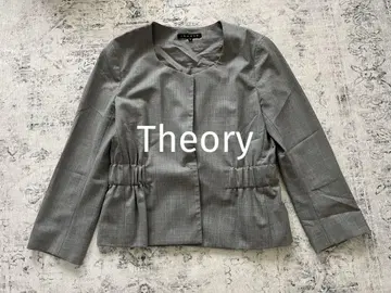 띠어리 theory 노카라 개더 자켓