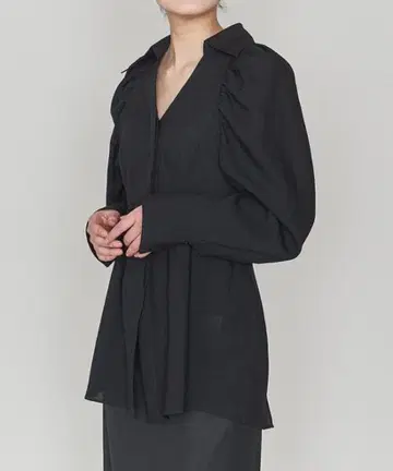 ASTRAET 긴팔 블라우스 별주