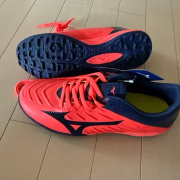 미즈노 풋살화 24.5cm 오렌지/네이비