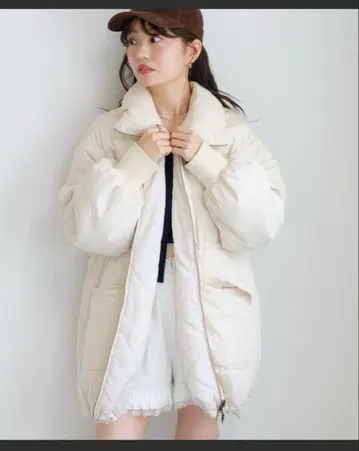Kastane 캔디 슬리브 리버서블 미들 코트