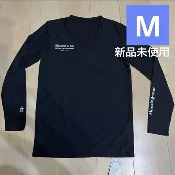 먼싱웨어 Munsingwear 골프 이너 V넥 블랙 M