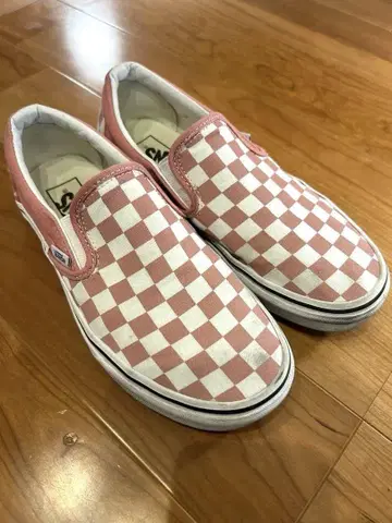 Vans 체커 슬립온 핑크
