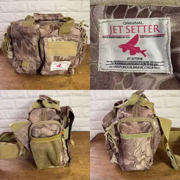 JET SETTER 카모플라쥬 2way 숄더 낚시 피싱