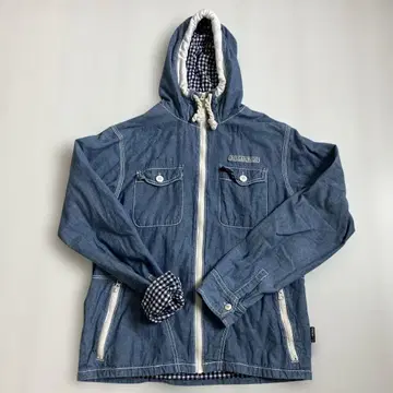 BILLABONG 빌라봉 데님 셔츠 후드티 남성용 M