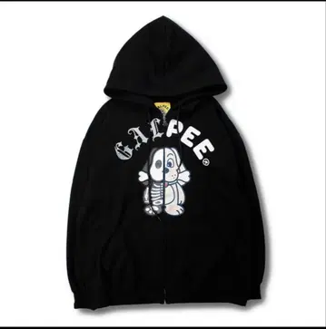 GALPEE 블랙 집업 후드티