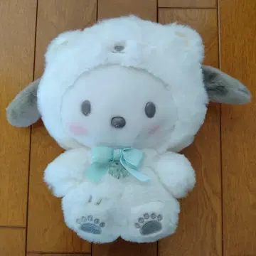 산리오 포차코 스노우 디자인 봉제 인형