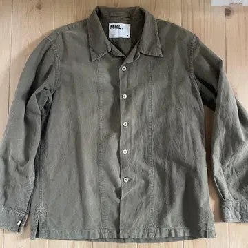 MHL. 올리브 그린 긴팔 셔츠 M