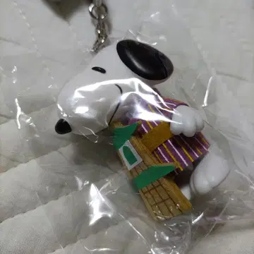 스누피 찻집 카와고에 한정판 코스튬 키링 미사용 새상품