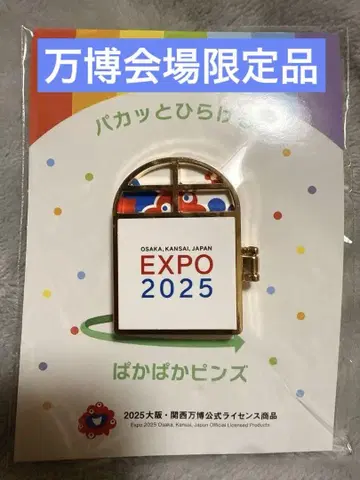 EXPO 2025 팍 열리는 창문 핀 배지