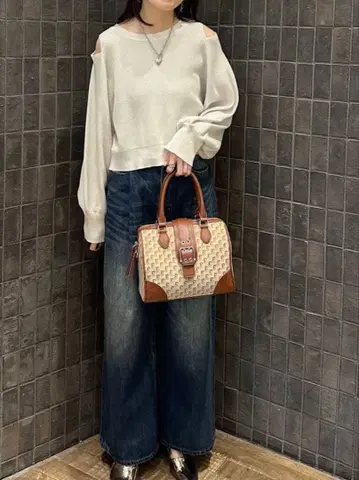 JEANASIS 2G 숄더 슬릿 풀오버