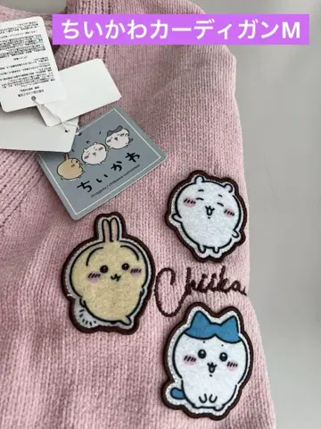 미사용 새상품 치이카와 핑크 가디건