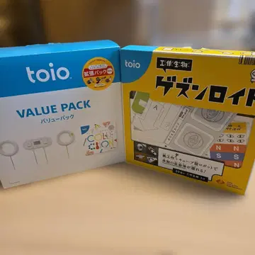 [중고] SONY toio 밸류팩 & 공작 생물 게준 로이드