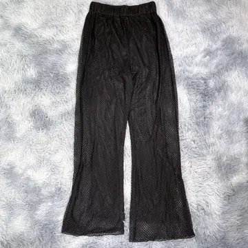 W.W.G [ F ] 레이스 팬츠 블랙 프리 사이즈 여성용 얇은 소재