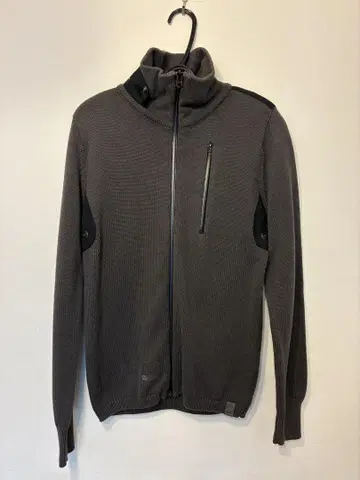 G-STAR RAW-01 그레이 집업 스웨터
