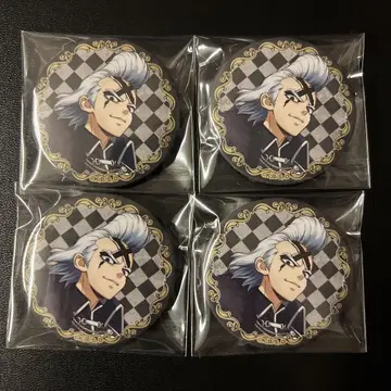 Dr.STONE 훼미리마트 캔뱃지 제노 4개 세트