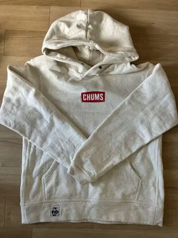 CHUMS 후드 부착 후드티 아이보리