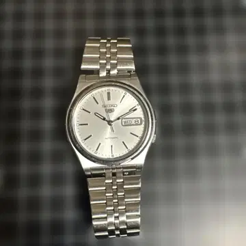 SEIKO 자동 와인딩 손목시계 실버 7S26-0540