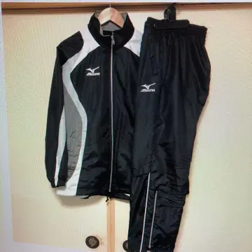 Mizuno 미즈노 윈드 브레이커 상하의 세트 사이즈 M 블랙