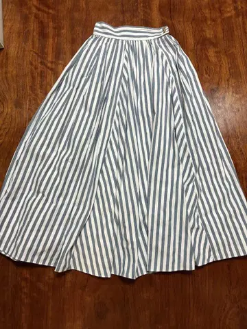 seventen by mihokawahito 하이웨스트 스트라이프 스커트