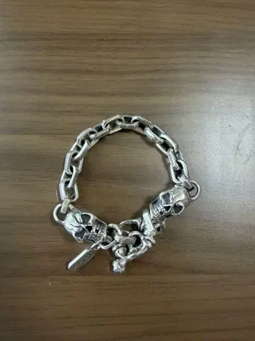 RA studio 스컬 체인 팔찌