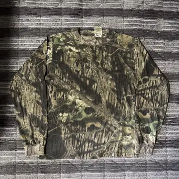 리얼 트리 카모 롱 T 반기장 피치 T