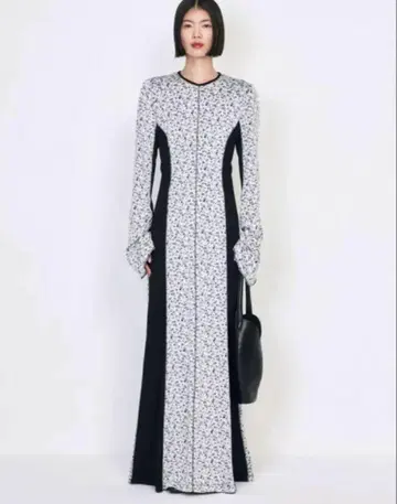 mame Floral Jacquard Fraise Stitch Dress