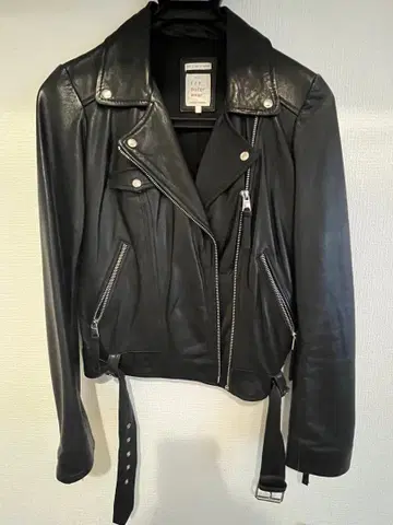 ZARA trf 아우터 블랙 가죽 라이더 자켓