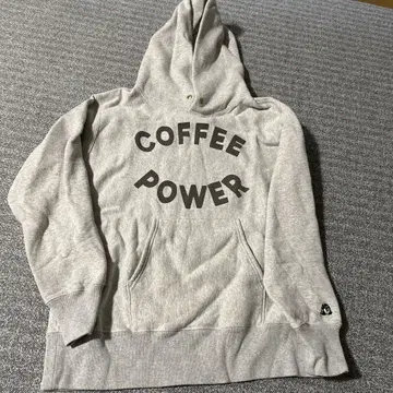 타코마 후지 레코드 COFFEE POWER HOODIE 헤더 그레이 S