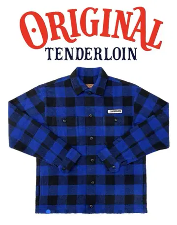 TENDERLOIN T-BUFFALO JACKET BLUE L