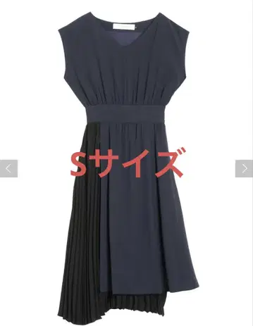 [ 미사용 새상품 ] LAGUNAMOON 비대칭 레이어드 플리츠 원피스