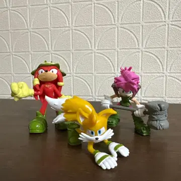 소닉 프라임 피규어 보스 케이지 메이즈 너클즈 로즈 테일즈