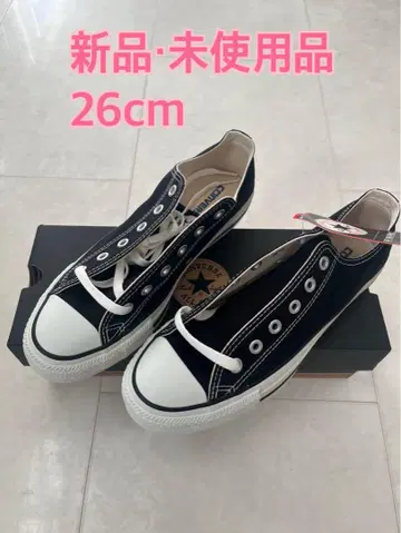 새상품 미사용품 Converse All Star 블랙 26cm