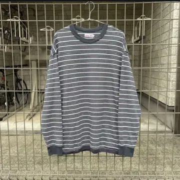 SLIDERSTORE '멀티 스트라이프 롱 Tee' 사이즈 1