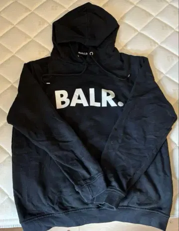 BALR. 블랙 후드티 M 사이즈