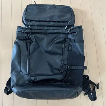 블랙 나일론 백팩