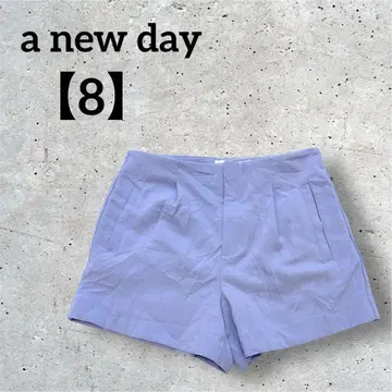 레어 a new day [ 사이즈 8 ] 연보라 숏팬츠 스트레치