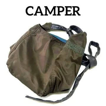 [ 새상품급 ] 캠퍼 숄더 백 나일론 가죽 숄더