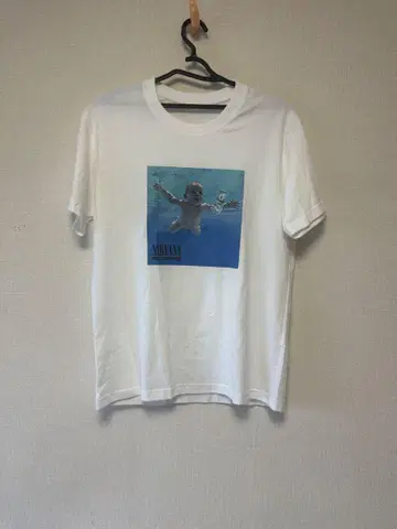 NIRVANA NEVERMIND 티셔츠 M 화이트