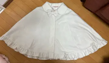 [ LIZ LISA ] 화이트 리본 포함 판초