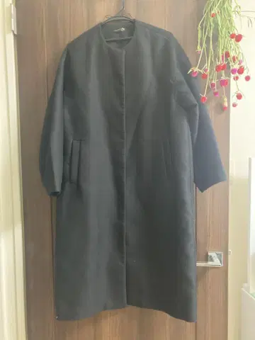 스콧 클럽 Aga 블랙 롱 코트