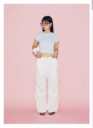 pippet 레이스 파라슈트 카고 팬츠