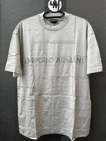 EMPORIO ARMANI 그레이 T셔츠 택 포함 새상품 L