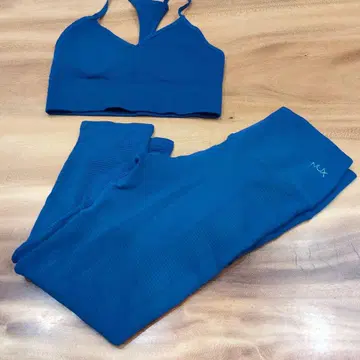 NUX 파랑 레깅스 S 사이즈