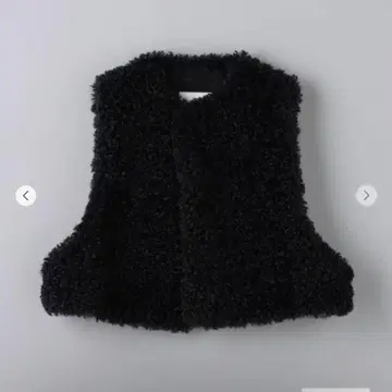 HYKE 퍼 베스트 FAUX SHEARLING CROPPED VEST
