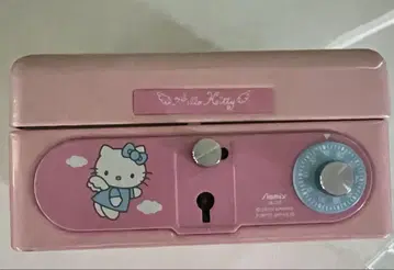[레어] 헬로키티 산리오 금고 저금통 헤이세이 레트로 1999년 키티