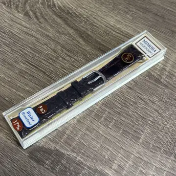 미사용 mimosa 손목시계 벨트 17mm 남성용 악어 초코 342