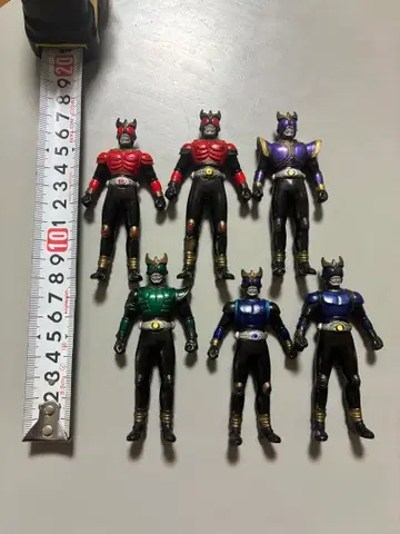 [ 묶음 판매 ] 가면라이더 쿠우가 소프트 비닐 6체